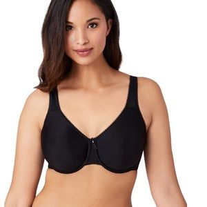 NEW WACOAL Womens Black Seamless Underwire Bra 38D